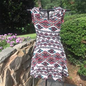 Rue21 Geometric Skater Dress